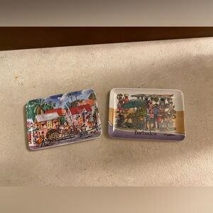 Mebel Jim Walker melamine trinket dishes set of 2